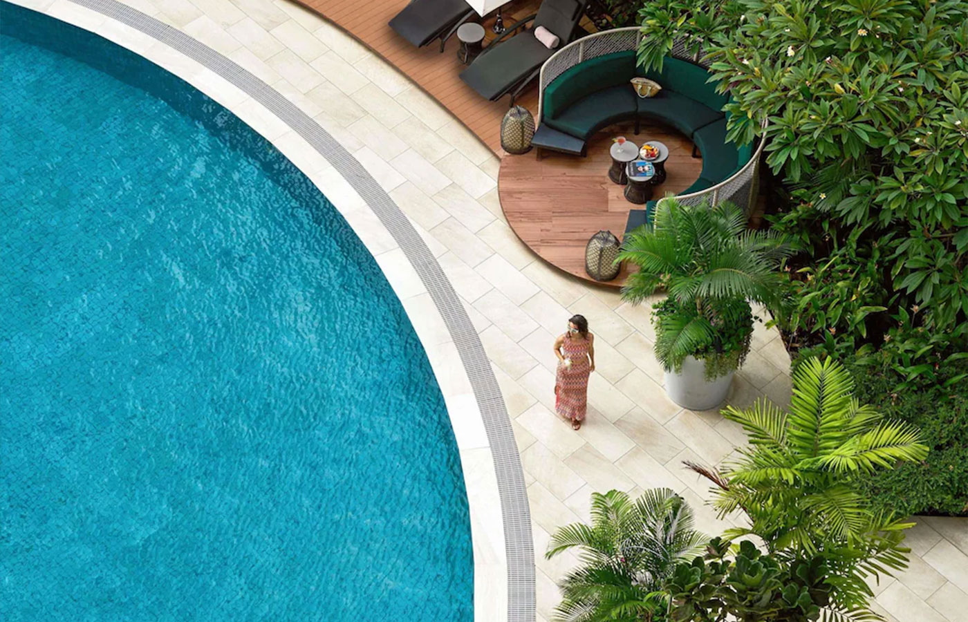 페어몬트 싱가포르 수영장